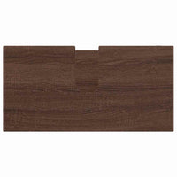 Set di mobili per il bagno con cassetto 3 pcs Rovere Marrone 3403857