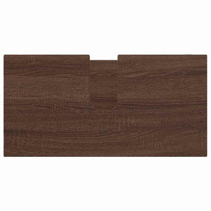 Set di mobili per il bagno con cassetto 3 pcs Rovere Marrone 3403857