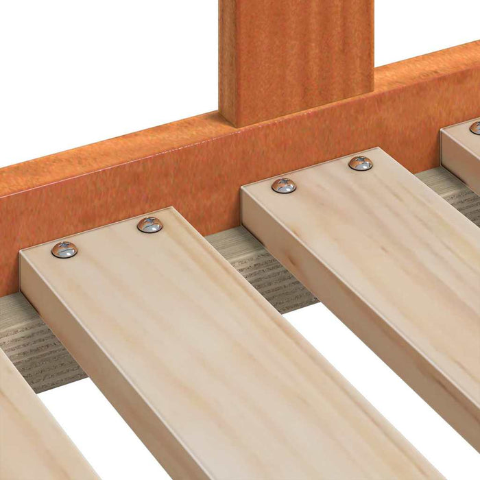 Letto per Cani Marrone cerato 55 x 45 x 28 cm Pino massello 867652