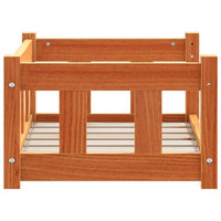 Letto per Cani Marrone cerato 55 x 45 x 28 cm Pino massello 867652