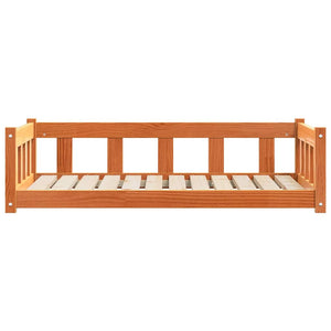 Letto per Cani Marrone cerato 55 x 45 x 28 cm Pino massello 869886