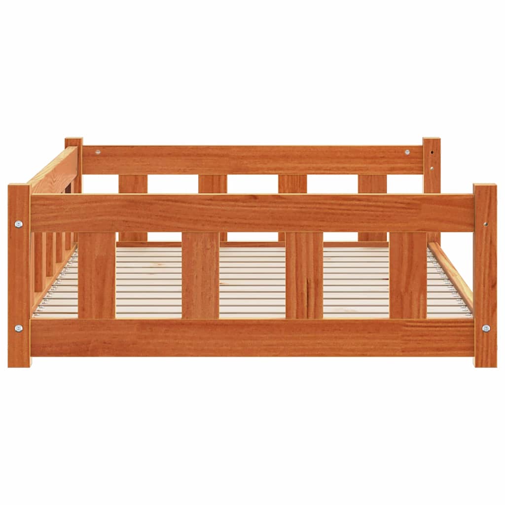 Letto per Cani Marrone cerato 55 x 45 x 28 cm Pino massello 869886