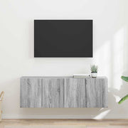 Mobile TV da parete 2 pcs Grigio Sonoma 59,5 x 31 x 40 cm 892342