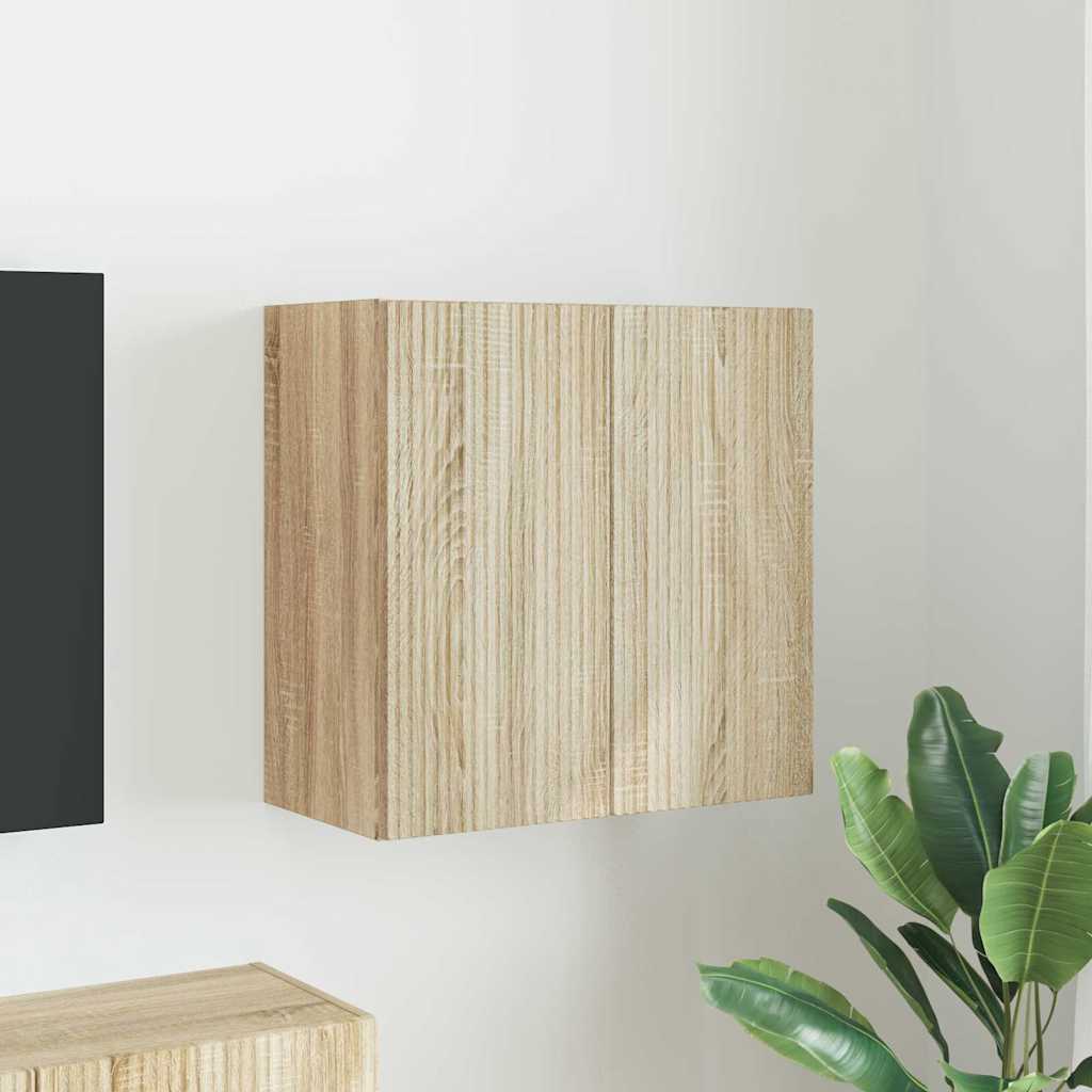 Mobile TV da parete Rovere Sonoma 59,5 x 31 x 60 cm 892351