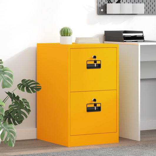 Armadio per File con cassetto Giallo senape 44 x 50 x 106.5 cm 891595