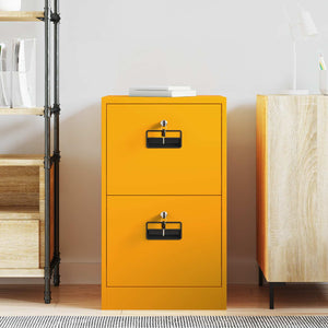 Armadio per File con cassetto Giallo senape 44 x 50 x 106.5 cm 891595