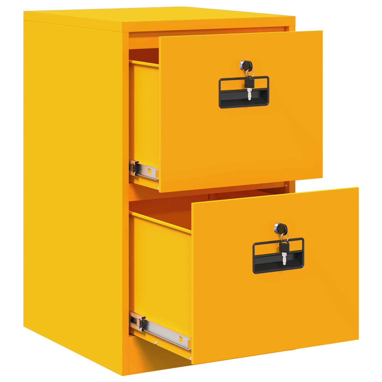 Armadio per File con cassetto Giallo senape 44 x 50 x 106.5 cm 891595