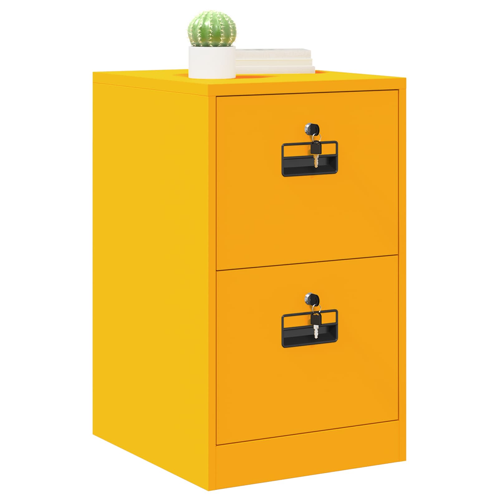 Armadio per File con cassetto Giallo senape 44 x 50 x 106.5 cm 891595