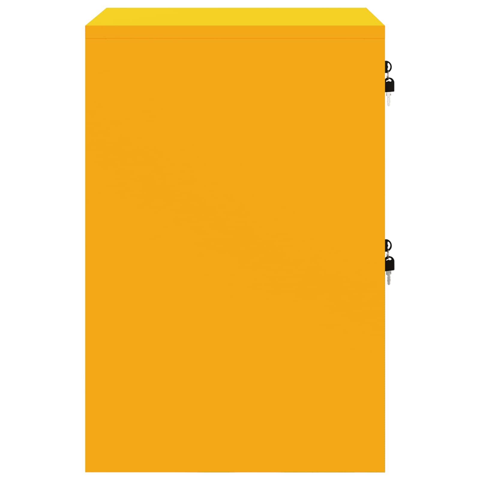 Armadio per File con cassetto Giallo senape 44 x 50 x 106.5 cm 891595