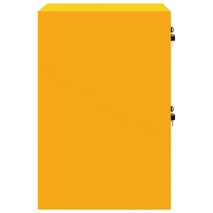 Armadio per File con cassetto Giallo senape 44 x 50 x 106.5 cm 891595