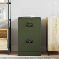 Armadio per File con cassetto Verde oliva 44 x 50 x 106.5 cm 891596