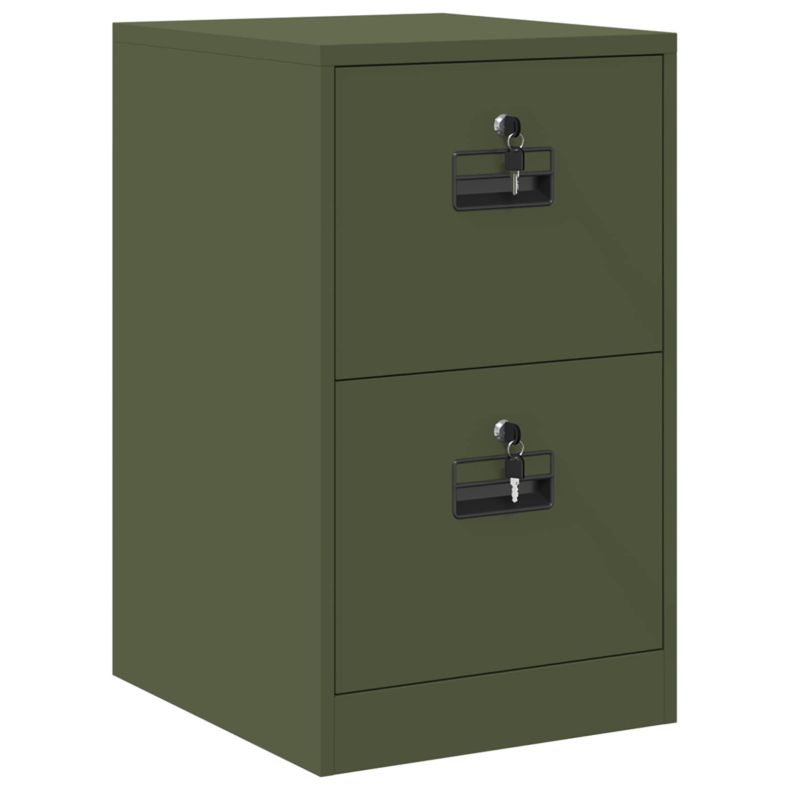 Armadio per File con cassetto Verde oliva 44 x 50 x 106.5 cm 891596