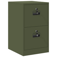 Armadio per File con cassetto Verde oliva 44 x 50 x 106.5 cm 891596