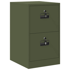 Armadio per File con cassetto Verde oliva 44 x 50 x 106.5 cm 891596