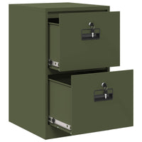 Armadio per File con cassetto Verde oliva 44 x 50 x 106.5 cm 891596
