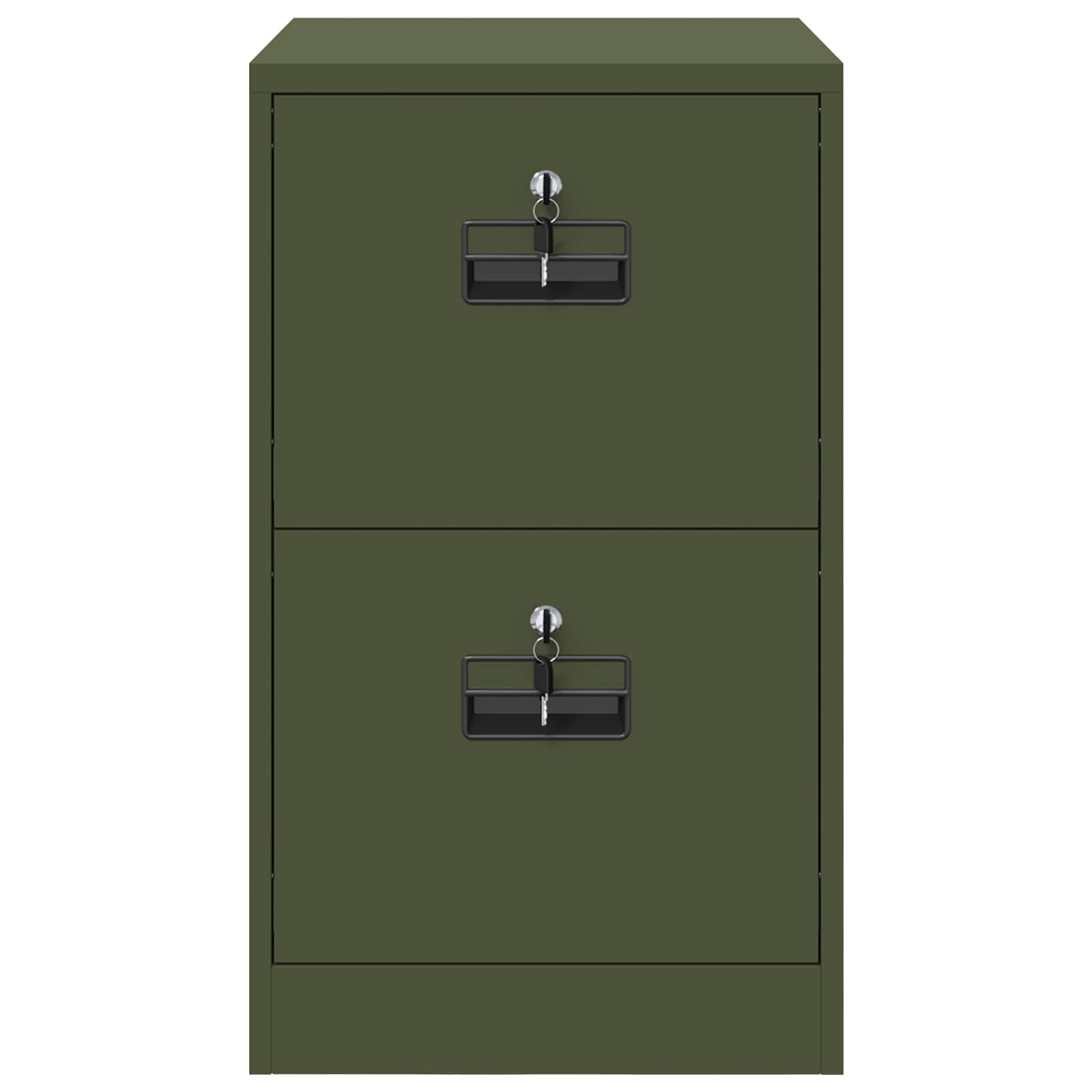 Armadio per File con cassetto Verde oliva 44 x 50 x 106.5 cm 891596