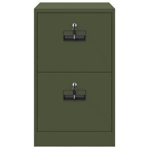 Armadio per File con cassetto Verde oliva 44 x 50 x 106.5 cm 891596