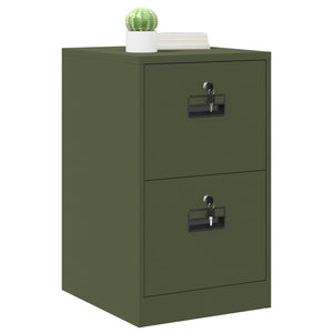 Armadio per File con cassetto Verde oliva 44 x 50 x 106.5 cm 891596