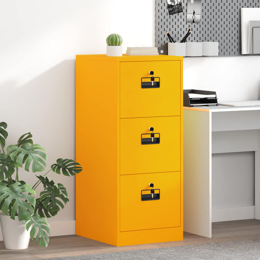 Armadio per File con cassetto Giallo senape 44 x 50 x 106.5 cm 891601