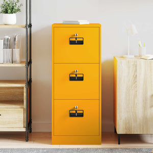 Armadio per File con cassetto Giallo senape 44 x 50 x 106.5 cm 891601