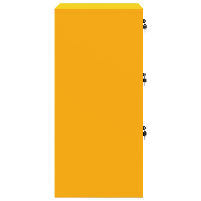 Armadio per File con cassetto Giallo senape 44 x 50 x 106.5 cm 891601