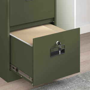 Armadio per File con cassetto Verde oliva 44 x 50 x 106.5 cm 891602