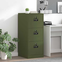 Armadio per File con cassetto Verde oliva 44 x 50 x 106.5 cm 891602