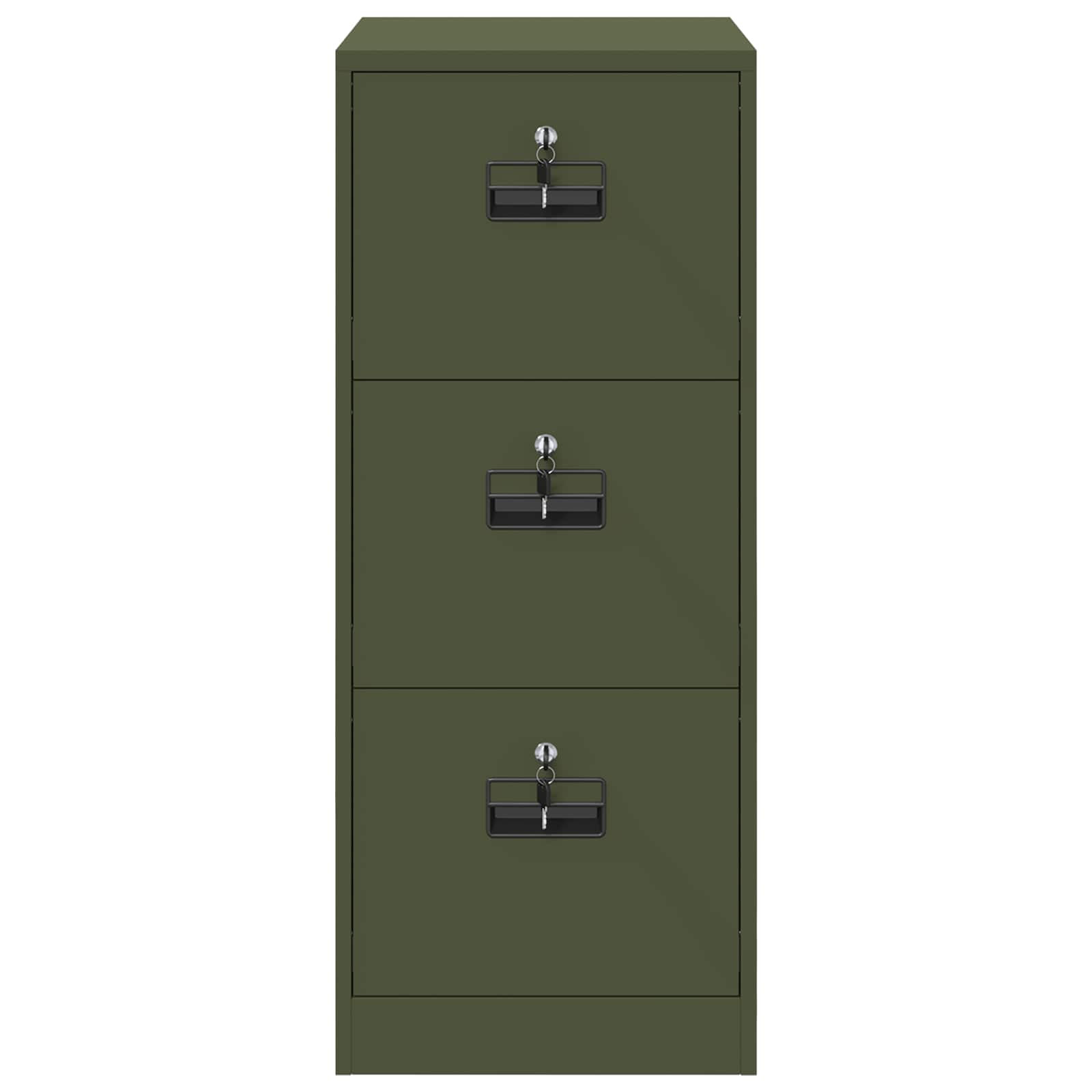 Armadio per File con cassetto Verde oliva 44 x 50 x 106.5 cm 891602