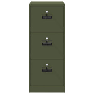 Armadio per File con cassetto Verde oliva 44 x 50 x 106.5 cm 891602