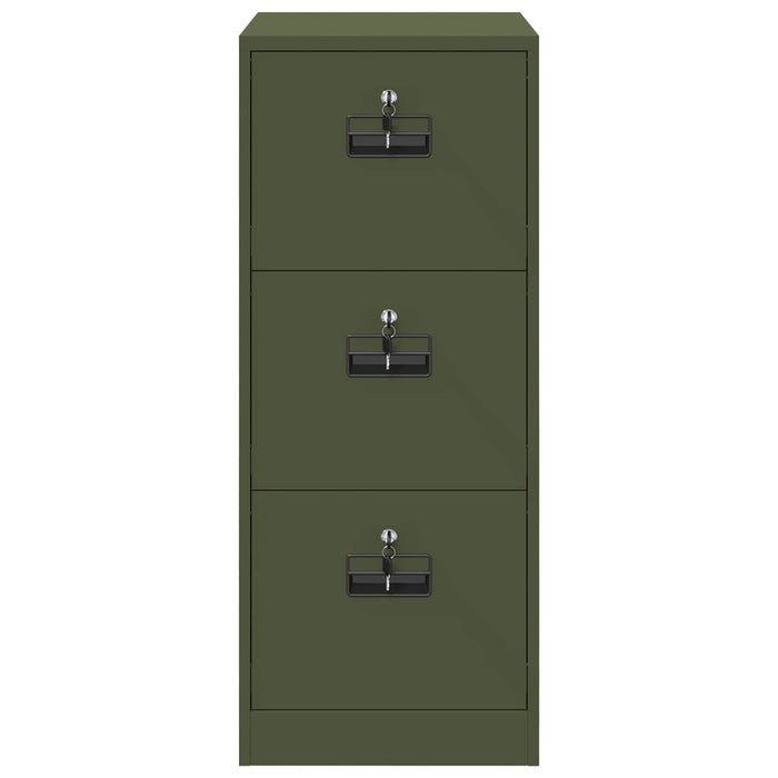 Armadio per File con cassetto Verde oliva 44 x 50 x 106.5 cm 891602