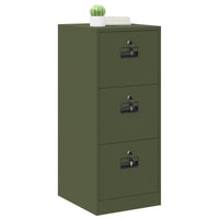 Armadio per File con cassetto Verde oliva 44 x 50 x 106.5 cm 891602