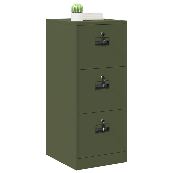 Armadio per File con cassetto Verde oliva 44 x 50 x 106.5 cm 891602