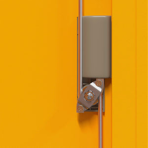 Armadio Giallo senape 90 x 40 x 70 cm Acciaio laminato a freddo 891637