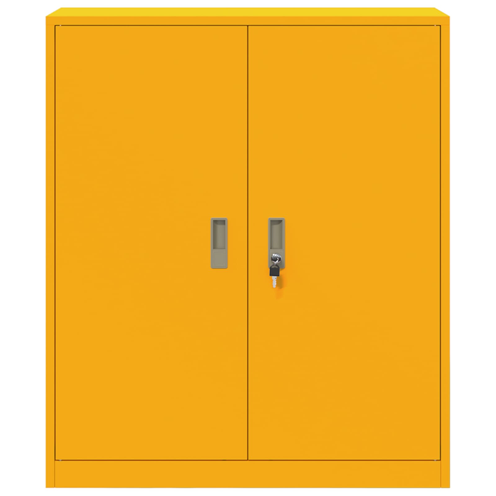 Armadio con archiviazione Giallo senape 90 x 40 x 105 cm 891649