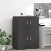 Armadio Nero 80 x 40 x 40 cm Acciaio laminato a freddo 891670