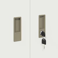 Armadio Bianco 80 x 40 x 90 cm Acciaio laminato a freddo 891687