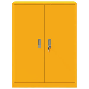 Armadio con archiviazione Giallo senape 80 x 40 x 105 cm 891691