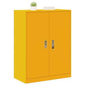 Armadio con archiviazione Giallo senape 80 x 40 x 105 cm 891691
