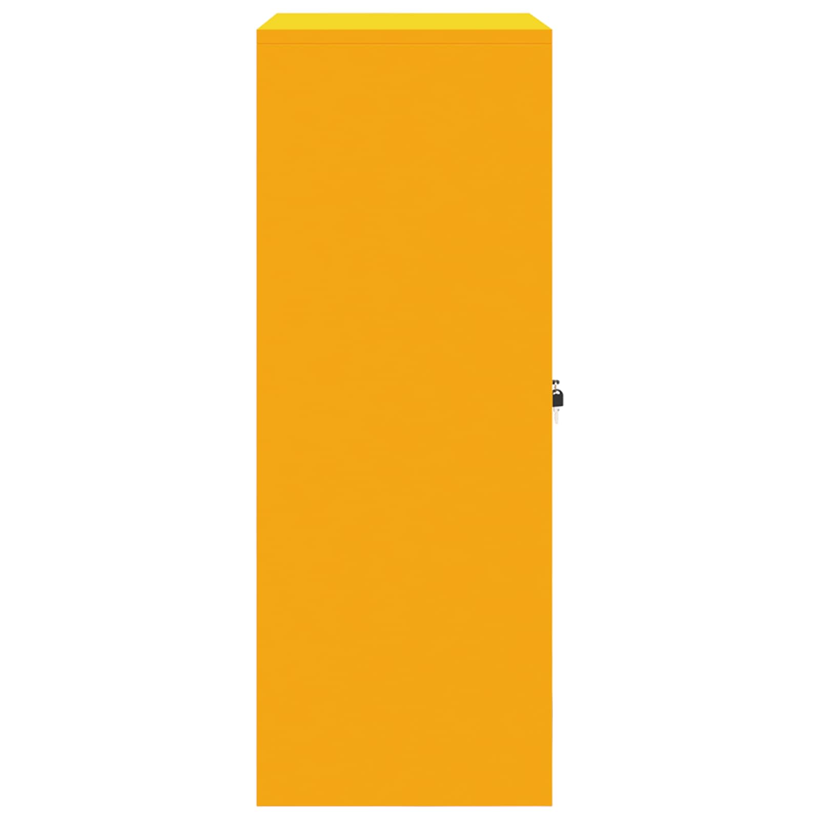 Armadio con archiviazione Giallo senape 80 x 40 x 105 cm 891691