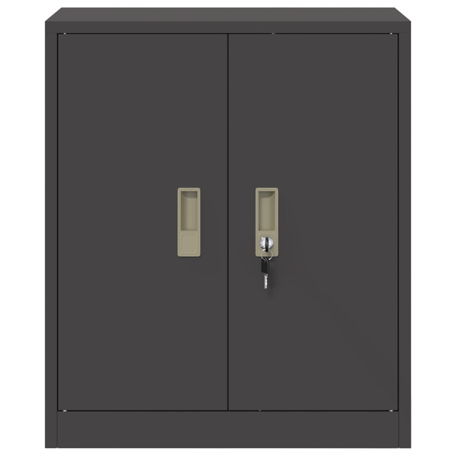 Armadio Nero 60 x 40 x 70 cm Acciaio laminato a freddo 891718