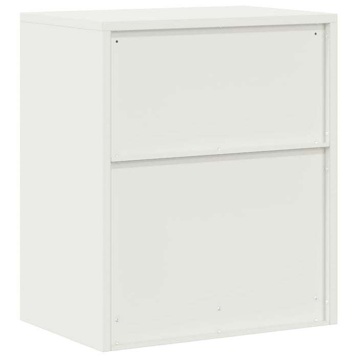 Armadio Bianco 60 x 40 x 70 cm Acciaio laminato a freddo 891723