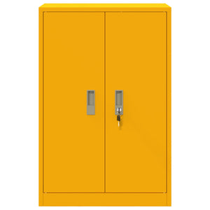 Armadio Giallo senape 60 x 40 x 90 cm Acciaio laminato a freddo 891727