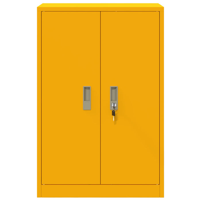 Armadio Giallo senape 60 x 40 x 90 cm Acciaio laminato a freddo 891727