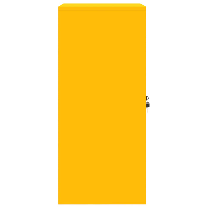 Armadio Giallo senape 60 x 40 x 90 cm Acciaio laminato a freddo 891727