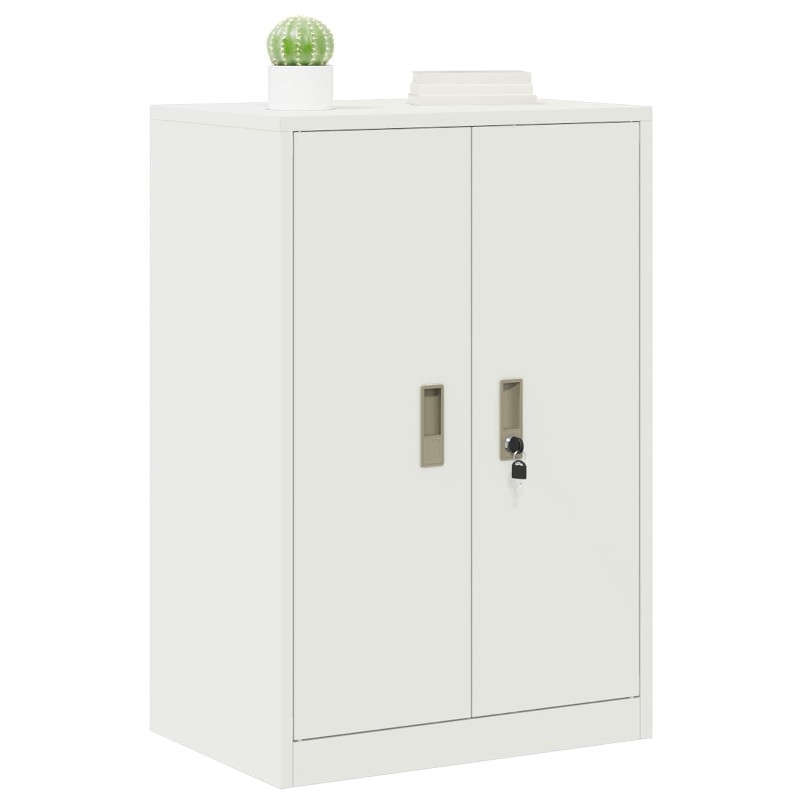 Armadio Bianco 60 x 40 x 90 cm Acciaio laminato a freddo 891729