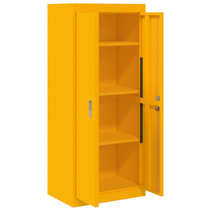 Armadio con archiviazione Giallo senape 60 x 40 x 140 cm 891739