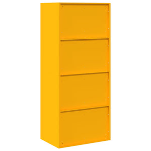 Armadio con archiviazione Giallo senape 60 x 40 x 140 cm 891739