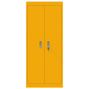 Armadio con archiviazione Giallo senape 60 x 40 x 140 cm 891739