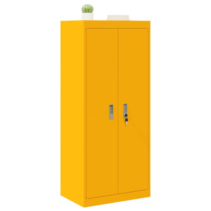 Armadio con archiviazione Giallo senape 60 x 40 x 140 cm 891739