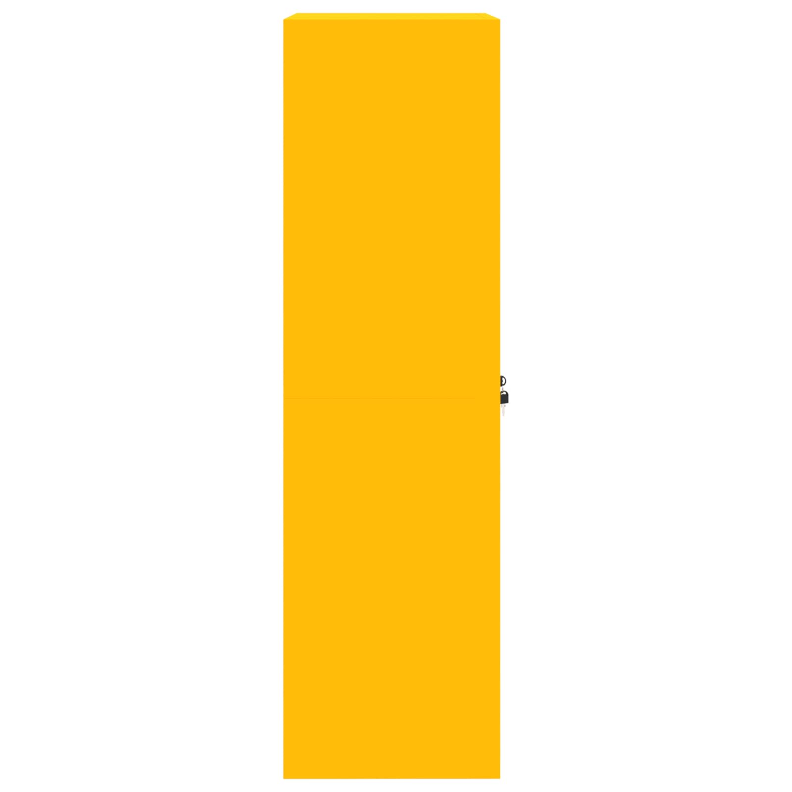 Armadio con archiviazione Giallo senape 60 x 40 x 140 cm 891739